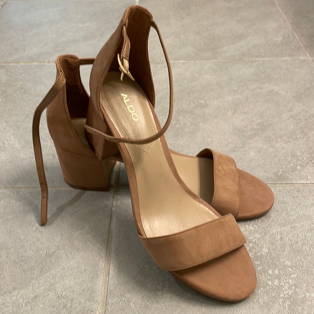 Aldo block heel sandals